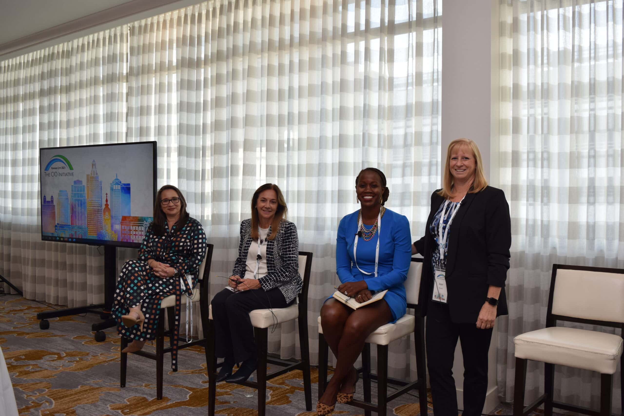 The CIO Initiative Summit - Kansas City 2021 - Panel Speakers Jennifer Hohman, Linda Herdt, Kendra Parlock and Amy Phillips