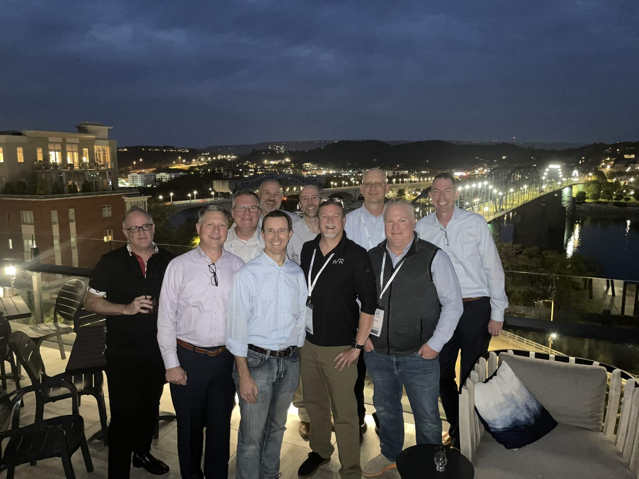 The CIO Initiative Summit - Chattanooga 2023 - After Dinner Social at the rooftop of the Edwin hotel