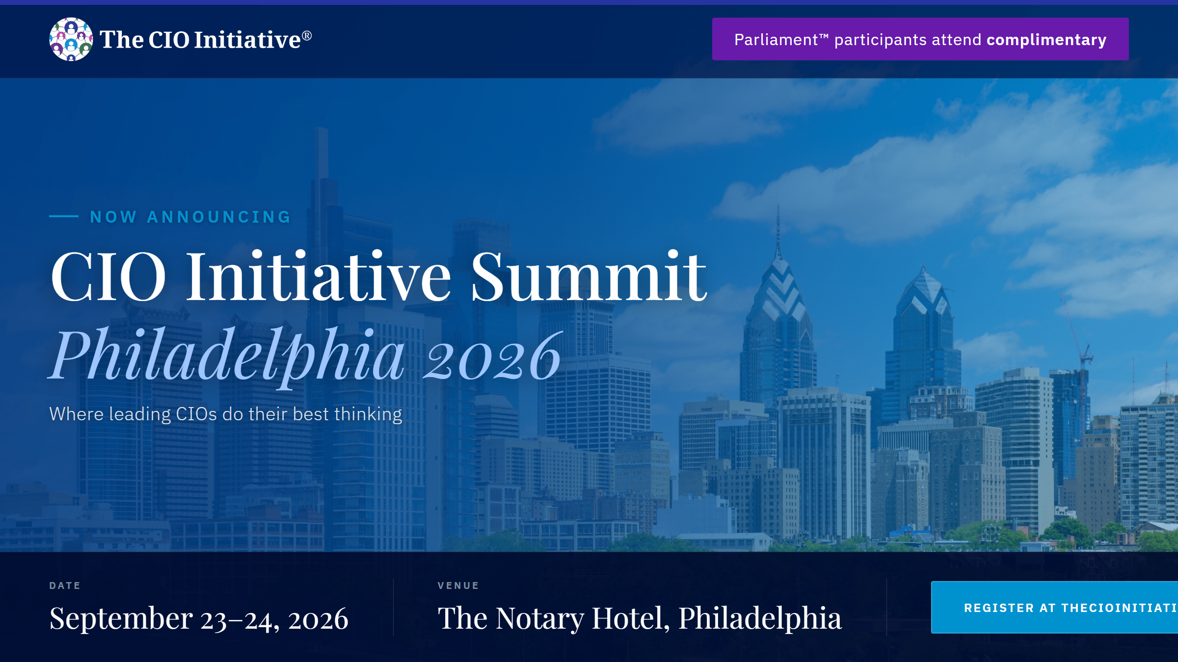 The CIO Initiative Summit - Philadelphia 2026